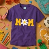 Mom Sunflower Cute Mothers Day Kids T-Shirt thumb 3
