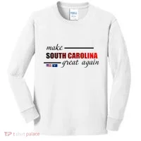 Make South Carolina Great Again Kids Long Sleeve Shirt thumb 0