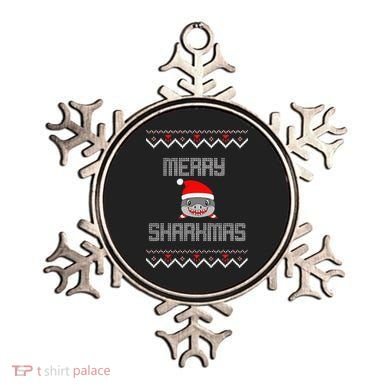 Merry Sharkmas Christmas Funny Shark Ugly Xmas Ornament