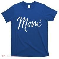 Mom Squared Cute Twin Mom Second Announcet Mom^2 Gift T-Shirt thumb 0