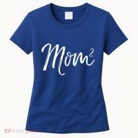 Mom Squared Cute Twin Mom Second Announcet Mom^2 Gift Women's T-Shirt thumb 0