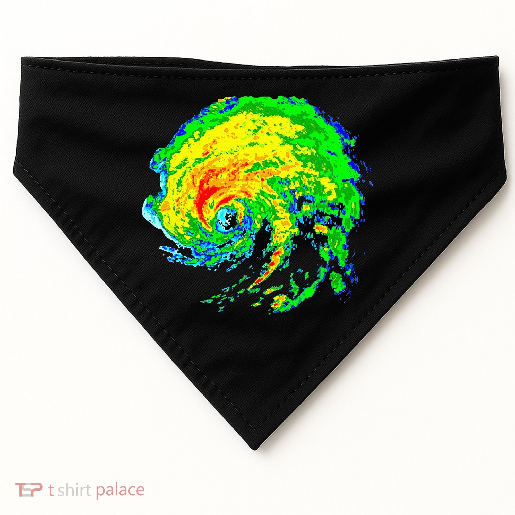Meteorologist Storm Chasing Weather Radar Image USA-Made Doggie Bandana