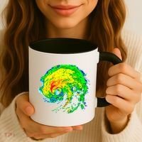 Meteorologist Storm Chasing Weather Radar Image Coffee Mug thumb 3