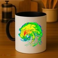 Meteorologist Storm Chasing Weather Radar Image Coffee Mug thumb 4