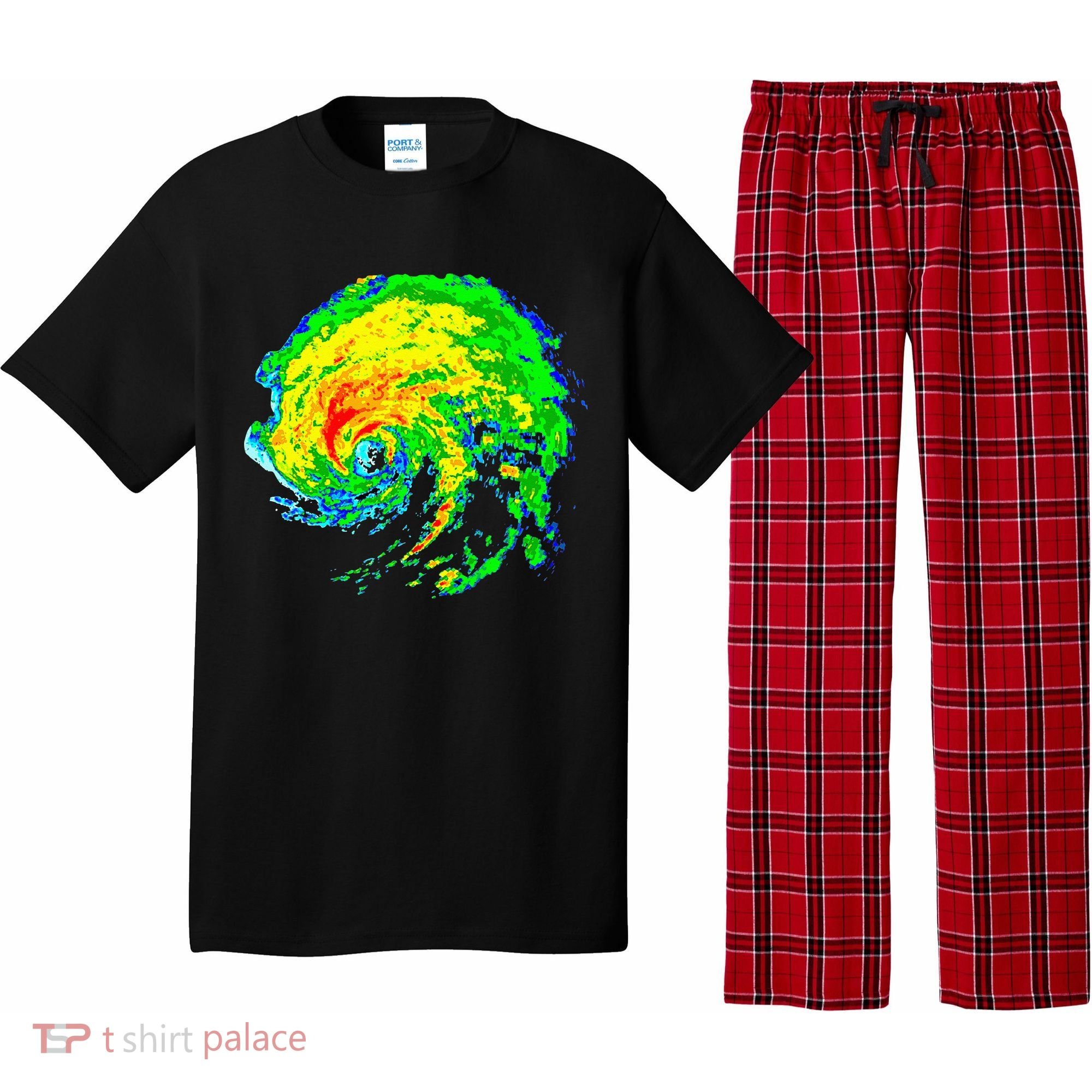 Meteorologist Storm Chasing Weather Radar Image Pajama Set