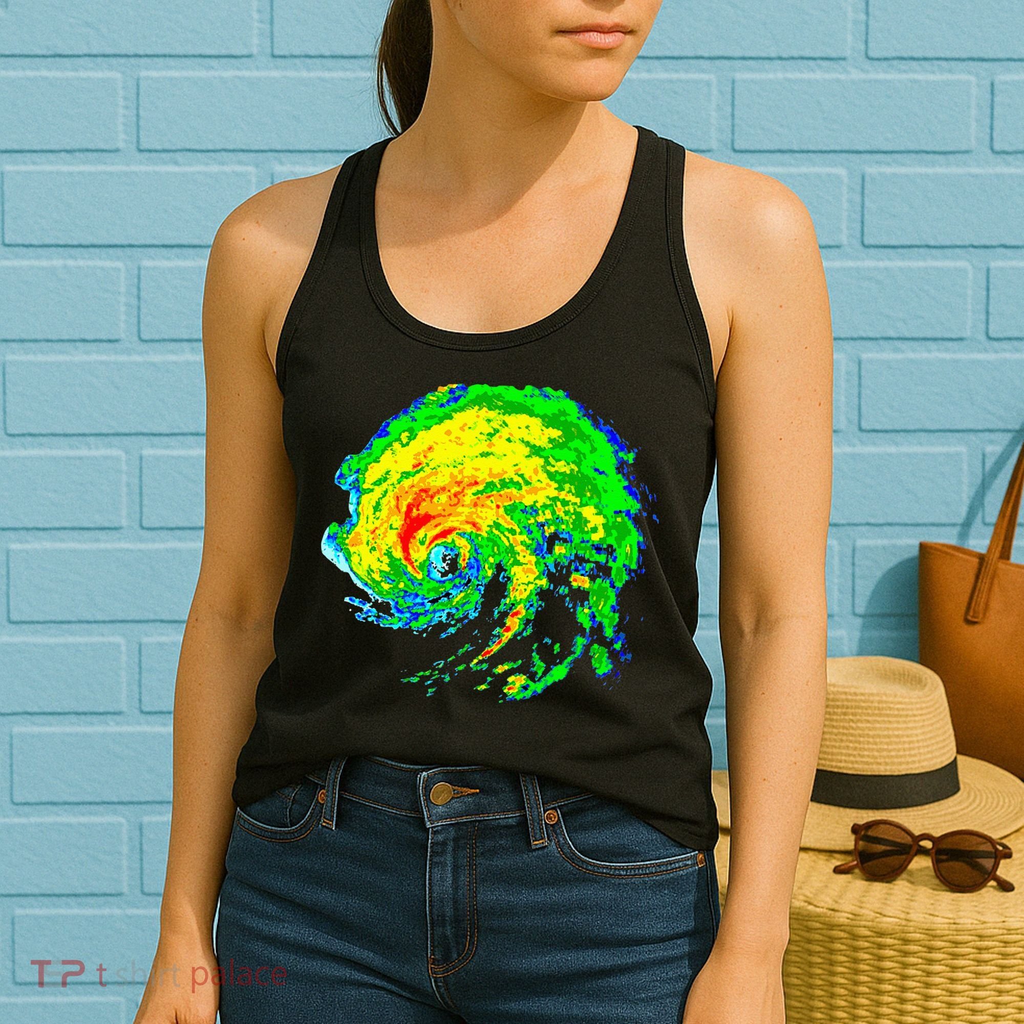 Meteorologist Storm Chasing Weather Radar Image Women's Tank Top