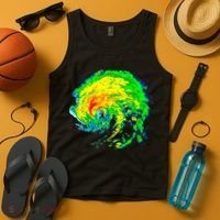 Meteorologist Storm Chasing Weather Radar Image Tank Top thumb 4