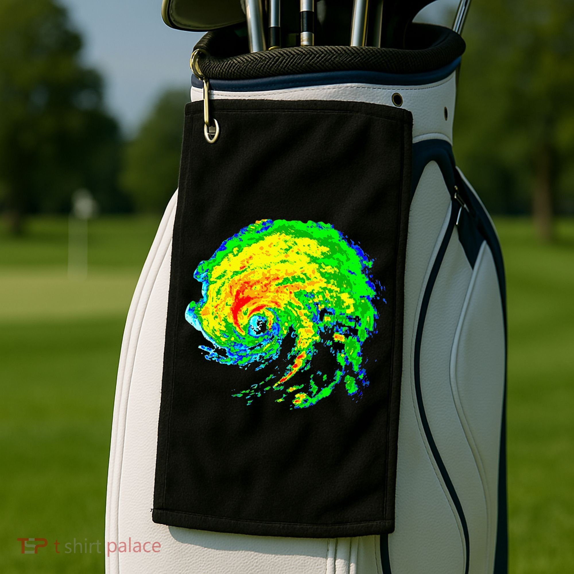 Meteorologist Storm Chasing Weather Radar Image Golf Towel