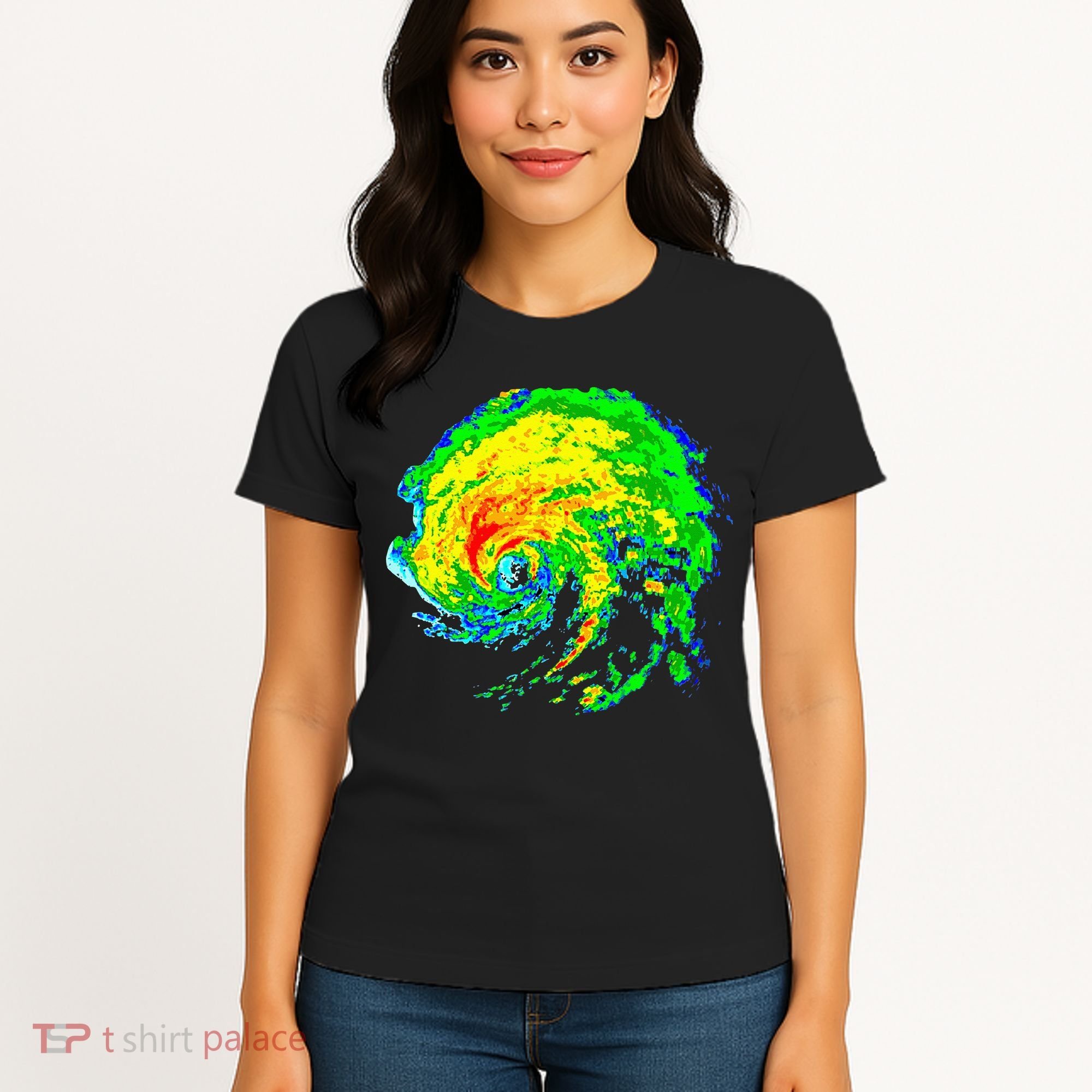 Meteorologist Storm Chasing Weather Radar Image Women's T-Shirt