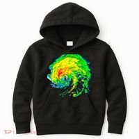 Meteorologist Storm Chasing Weather Radar Image Kids Hoodie thumb 0