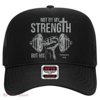 My Strength Christian Bible Gym Workout Weightlifting  Hat