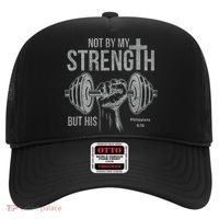 My Strength Christian Bible Gym Workout Weightlifting  Hat thumb 0