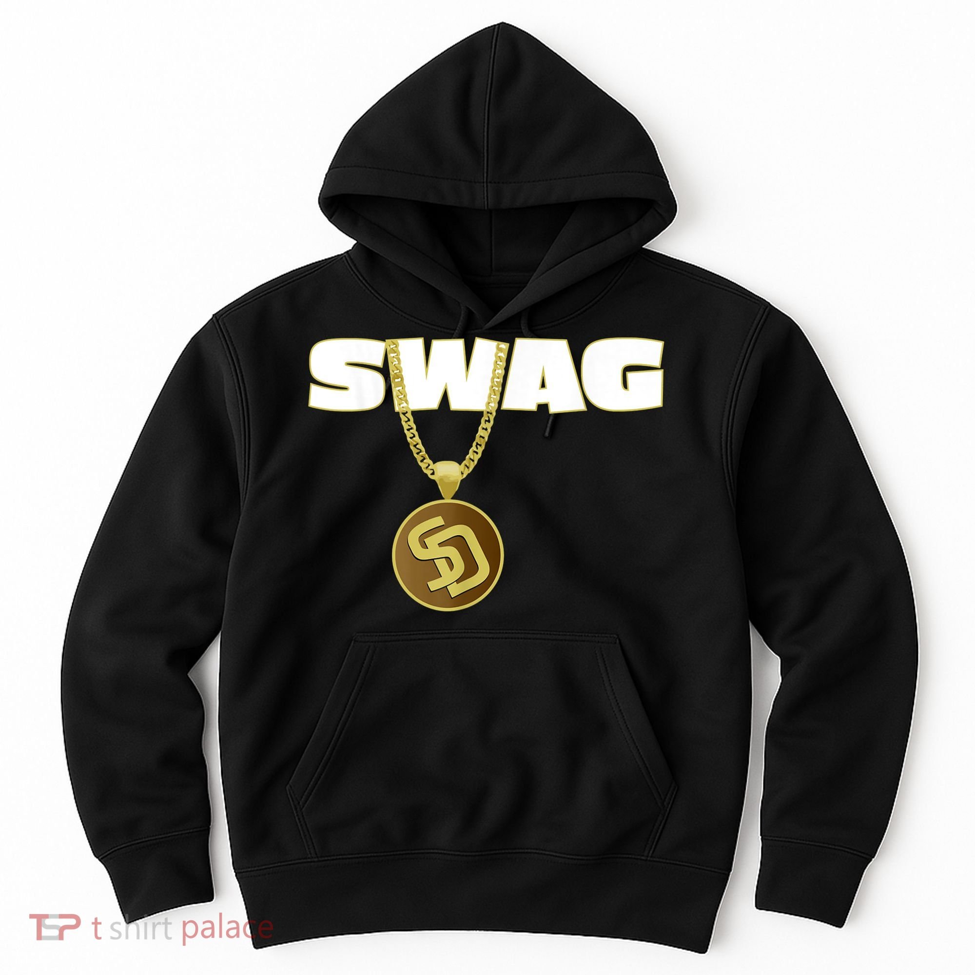 Mens Swags Chain San Diego SD Baseball Home Run Kids Boys Hoodie
