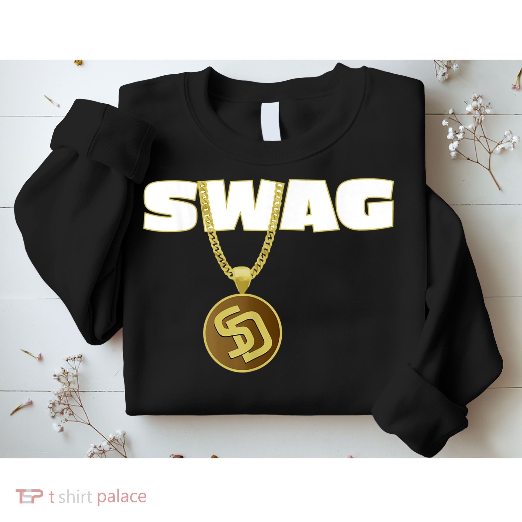 Mens Swags Chain San Diego SD Baseball Home Run Kids Boys Sweatshirt