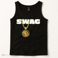 Mens Swags Chain San Diego SD Baseball Home Run Kids Boys Tank Top thumb 2