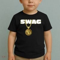 Mens Swags Chain San Diego SD Baseball Home Run Kids Boys Toddler T-Shirt thumb 2