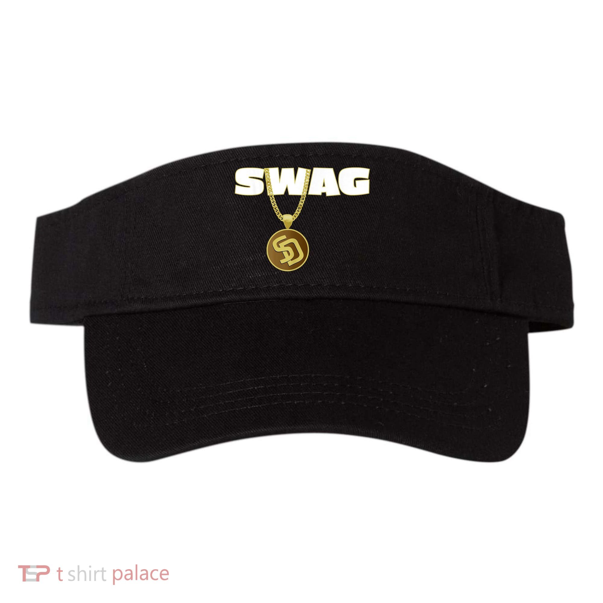 Mens Swags Chain San Diego SD Baseball Home Run Kids Boys Visor
