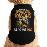 Mens Sprint Car Racing Buddy Dad Race Track Racer Doggie Tank thumb 0