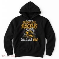 Mens Sprint Car Racing Buddy Dad Race Track Racer Hoodie thumb 0
