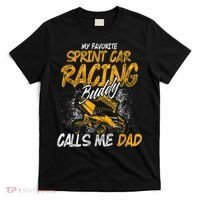 Mens Sprint Car Racing Buddy Dad Race Track Racer T-Shirt thumb 0