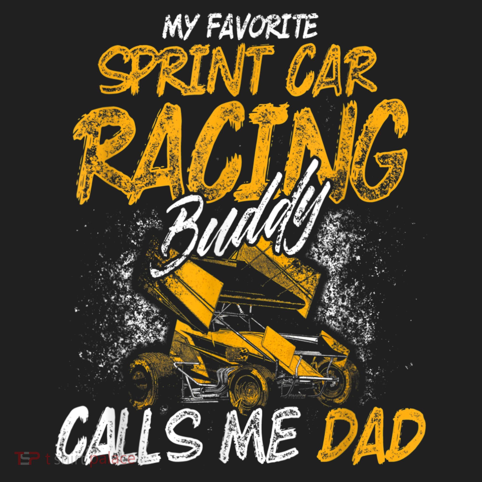 Mens Sprint Car Racing Buddy Dad Race Track Racer Tumbler
