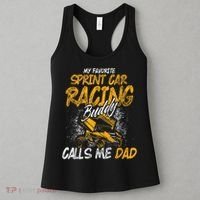 Mens Sprint Car Racing Buddy Dad Race Track Racer Women's Tank Top thumb 3