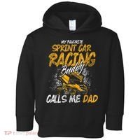 Mens Sprint Car Racing Buddy Dad Race Track Racer Toddler Hoodie thumb 0