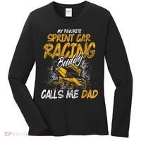 Mens Sprint Car Racing Buddy Dad Race Track Racer Women's Long Sleeve Shirt thumb 0