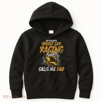 Mens Sprint Car Racing Buddy Dad Race Track Racer Kids Hoodie thumb 0