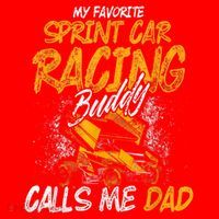 Mens Sprint Car Racing Buddy Dad Race Track Racer Santa Hat thumb 1