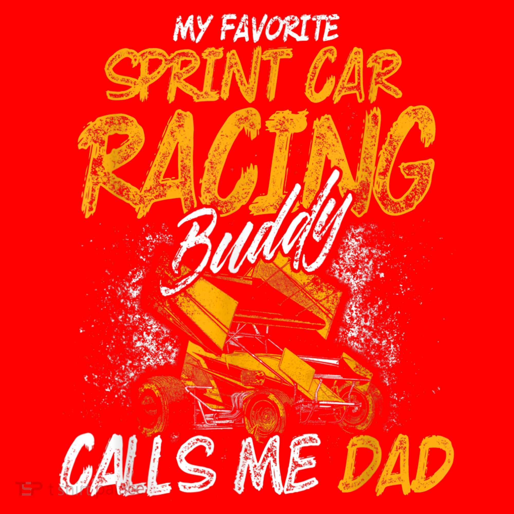 Mens Sprint Car Racing Buddy Dad Race Track Racer Santa Hat