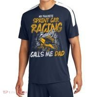 Mens Sprint Car Racing Buddy Dad Race Track Racer Sport-Tek Competitor United Soccer Jersey thumb 0