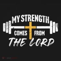 My Strength Christian Bible Verse Gym Workout Gift Pajama Set thumb 2