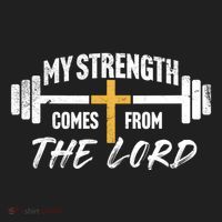 My Strength Christian Bible Verse Gym Workout Gift Hat thumb 2