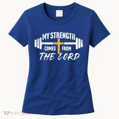My Strength Christian Bible Verse Gym Workout Gift Women's T-Shirt
