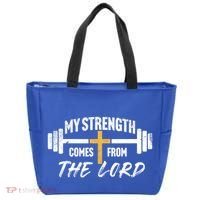 My Strength Christian Bible Verse Gym Workout Gift Tote Bag thumb 0