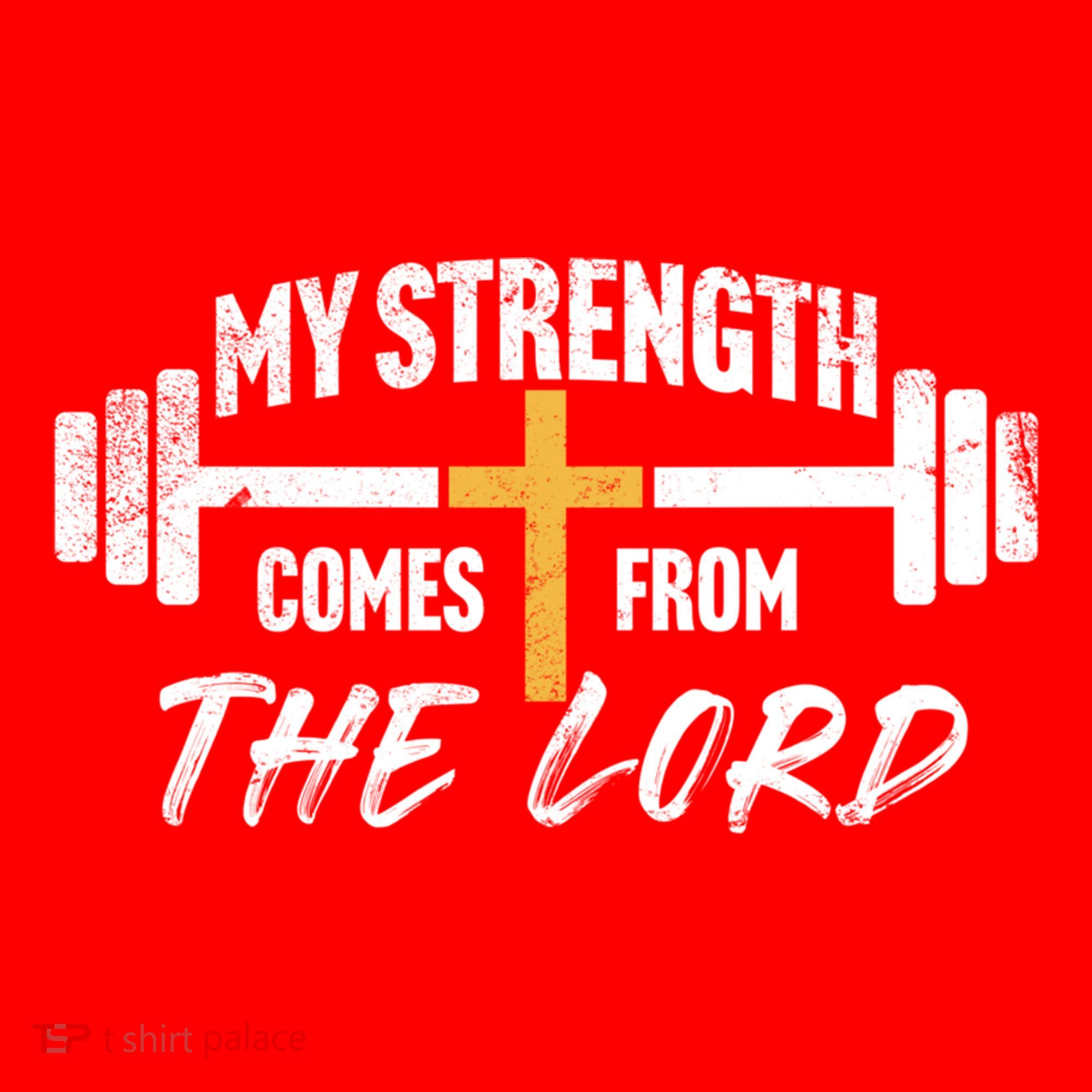 My Strength Christian Bible Verse Gym Workout Gift Santa Hat