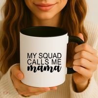 My Squad Calls Me Mama Cute Gift Coffee Mug thumb 3