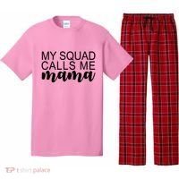My Squad Calls Me Mama Cute Gift Pajama Set thumb 0