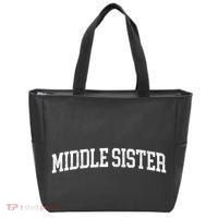 Middle Sister Classic Bold Font Middle Sister Birthday Gift Tote Bag thumb 0