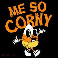 Me So Corny Candy Corn Funny Halloween Baby Bodysuit thumb 2