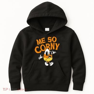 Me So Corny Candy Corn Funny Halloween Kids Hoodie