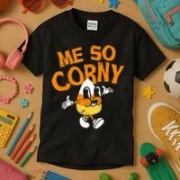 Me So Corny Candy Corn Funny Halloween Kids T-Shirt thumb 3
