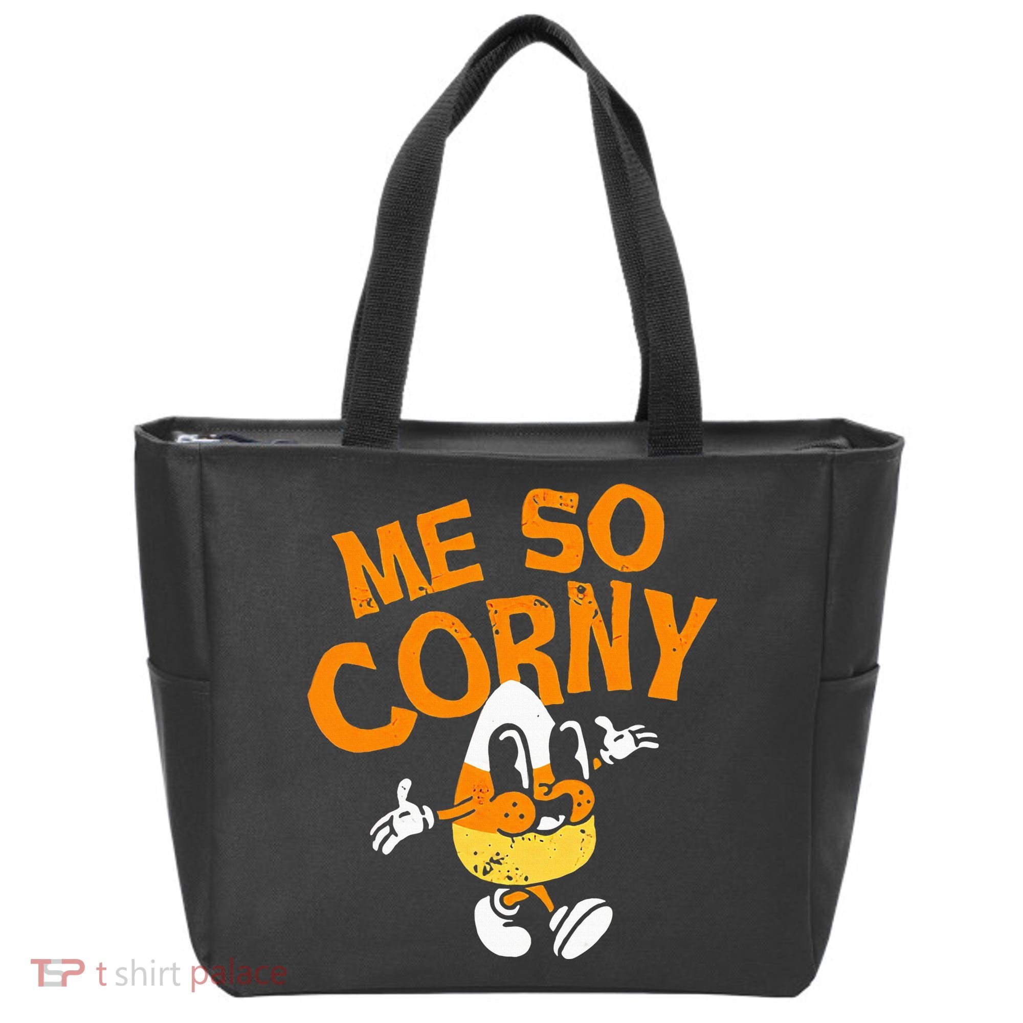 Me So Corny Candy Corn Funny Halloween Tote Bag