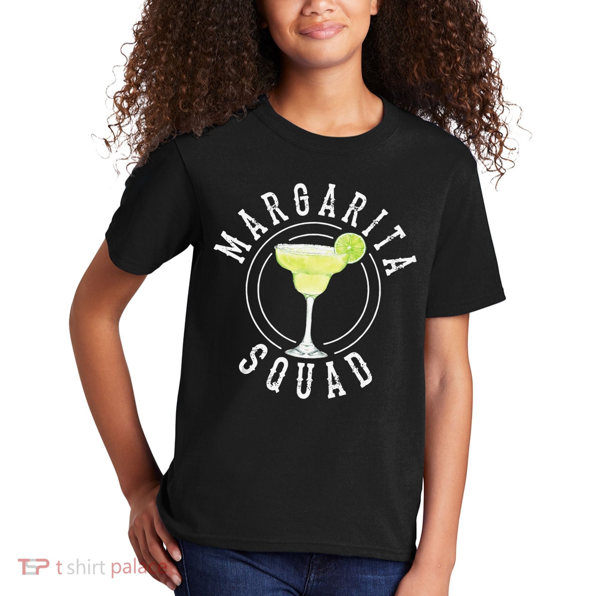 Margarita Squad Cute Tequila Fan Funny Cinco De Mayo Gift Kids T-Shirt