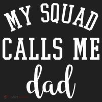 My Squad Calls Me Dad Golf Towel thumb 3