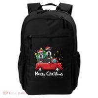 Miniature Schnauzer Christmas Truck Tree Mom Dad Xmas Gift Meaningful Gift Backpack thumb 0