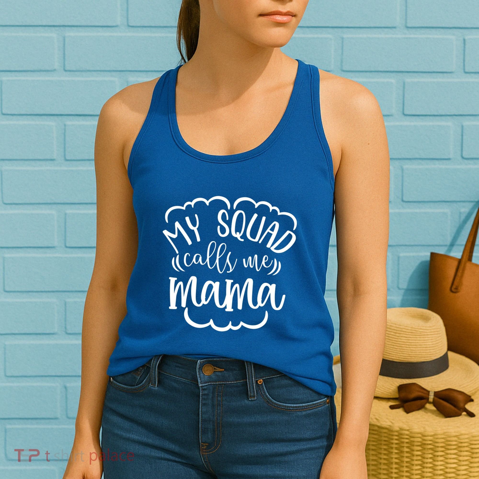 My Squad Calls Me Mom Mother Gift Women's Tank Top