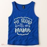 My Squad Calls Me Mom Mother Gift Tank Top thumb 2