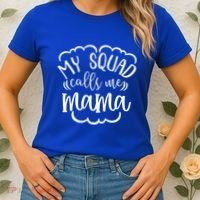 My Squad Calls Me Mom Mother Gift Women's T-Shirt thumb 2